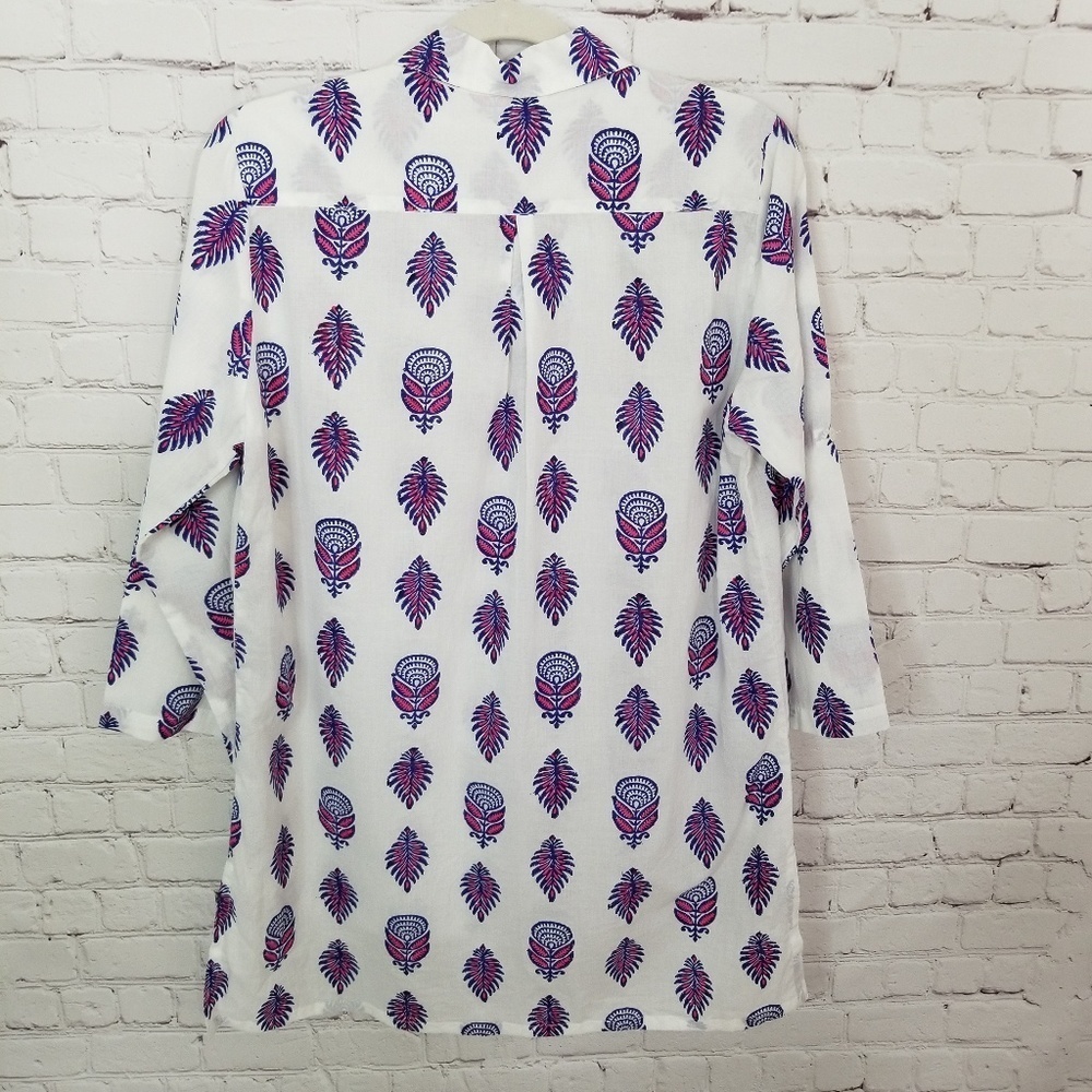 Roberta Roller Rabbit oversized button down shirt - Picture 2 of 6